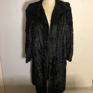 Vintage Cow Fur Coat Made in San Francisco- Oakland